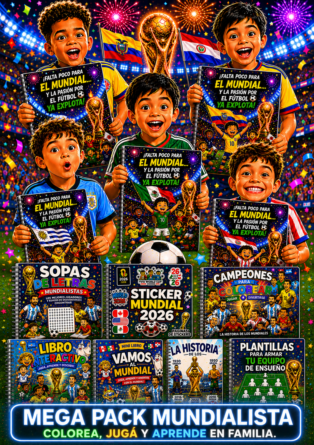 Mega Pack Mundial 2026 + Bonus 🎁